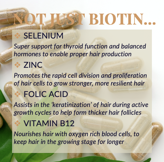 Biotin Booster 10,000mcg with Coconut Oil, SUPER STRENGTH`with EXTRA VITAMINS & Coconut Oil