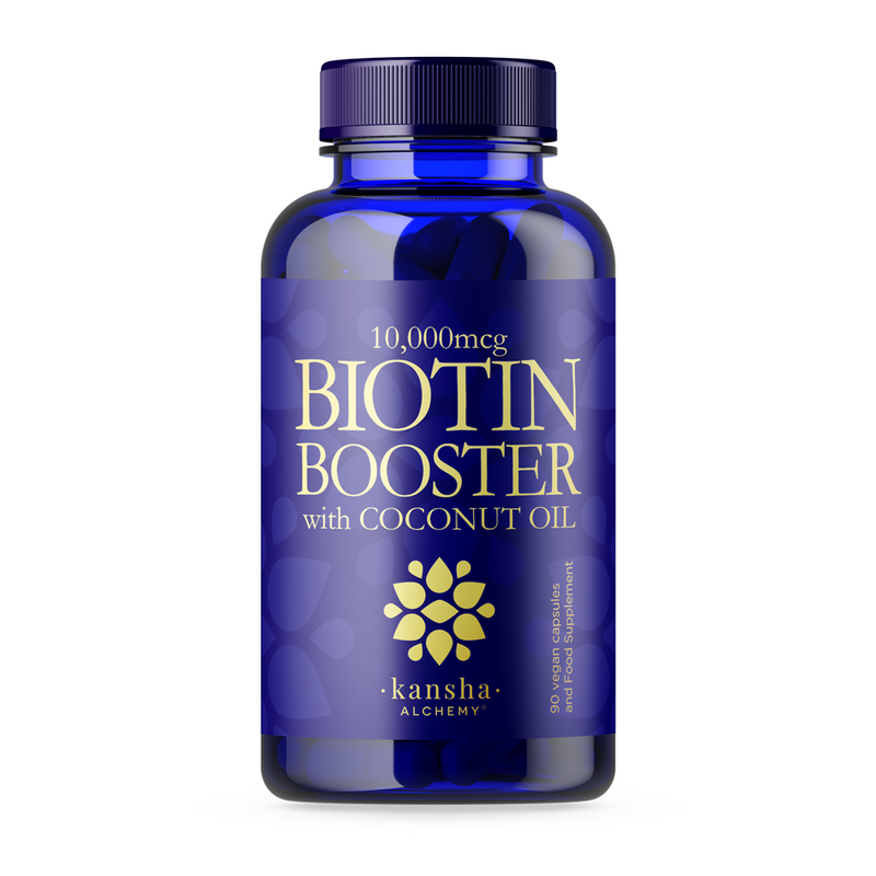 Biotin Booster 10 000mcg with Coconut Oil SUPER STRENGTH for